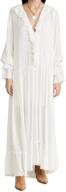 👗 discover the alluring charm of free people women's sweet darlin maxi dress logo