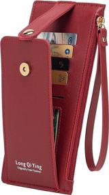 img 4 attached to Pealwel Holder Wallet Organizers Wristlet Women's Handbags & Wallets in Wallets