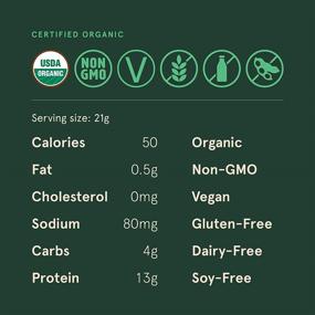img 2 attached to 🌱 SB Organics Chocolate Pumpkin Seed & Milk Thistle Seed Vegan Protein Powder - 454g Canister, 13g Plant Based Protein Blend - Soy, Dairy, Sugar, Gluten Free