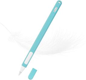 img 4 attached to 🖊️ ColorCoral Apple Pencil 2nd Gen Silicone Grip: Ultra Slim Sleeve & Holder Case