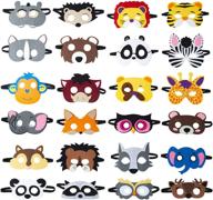 discover fun and excitement with teehome animal masks party favors logo
