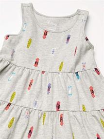 img 2 attached to 👗 Spotted Zebra Girls' Sleeveless Princess Dresses - Stylish Clothing for Kids