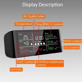 img 3 attached to 🌬️ Cheffort Formaldehyde Detector: Precision Temperature & Pollution Monitoring Device