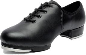 img 1 attached to 👠 BeiBestCoat Dance Women's Black Tap Shoes for Dancing - Ideal for Ladies & Girls