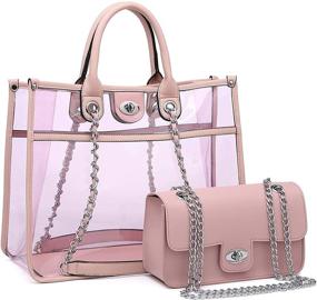 img 4 attached to 👜 Женские большие сумки через плечо с ручкой и застежкой на плечо - идеальные для тотов