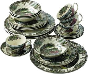 img 3 attached to 📈 Enhanced SEO: Johnson Brothers Friendly Village 20-Piece Tableware Set