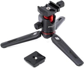 img 2 attached to 📷 Compact and Versatile: Beastgrip BT50 Mini Tripod with 1/4"-20 Quick Release Plate - Black