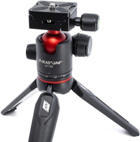 img 3 attached to 📷 Compact and Versatile: Beastgrip BT50 Mini Tripod with 1/4"-20 Quick Release Plate - Black