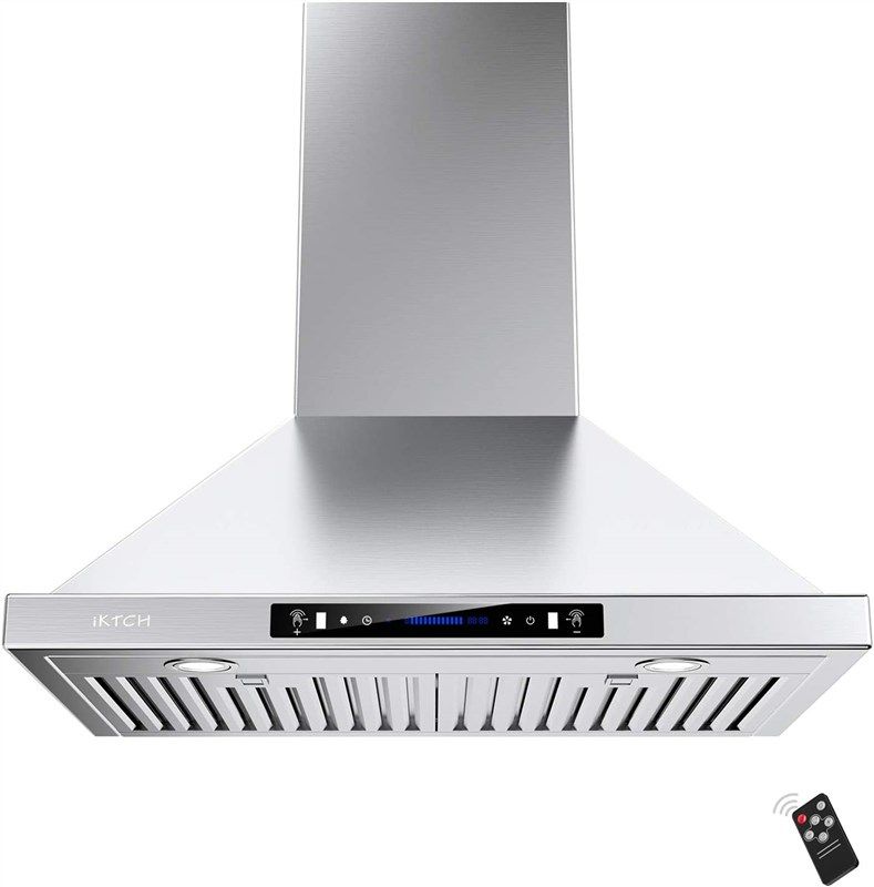 iktch ductless convertible adjustable stainless 로고