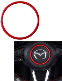 img 2 attached to 🔮 Улучшите стиль своего Mazda с наклейкой на руль Duoles Crystal для Mazda 3 6 CX-3 CX-5 CX-9