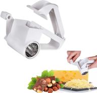 🧀 yfdspsm mini stainless steel parmesan cheese grater - hand-operated rotary kitchen tool for grating hard cheese, butter, and more logo