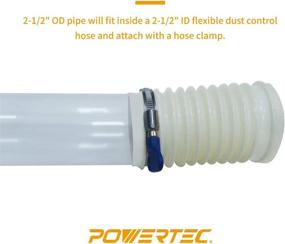 img 1 attached to 💧 POWERTEC 70176 Clear Pipe: High-Quality 2-1/2-Inch x 36-Inch Rigid Plastic Tubing