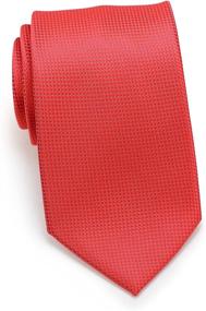 img 4 attached to Bows N Ties Necktie Textured Microfiber Midnight Men's Accessories for Ties, Cummerbunds & Pocket Squares