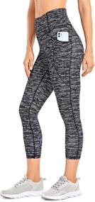 img 4 attached to CRZ YOGA Feeling Workout Leggings Sports & Fitness