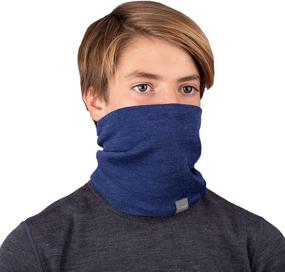 img 2 attached to MERIWOOL Kids Merino Midweight Gaiter Boys' Accessories ~ Cold Weather