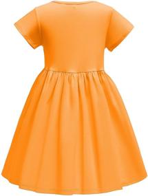 img 3 attached to 👗 Chic and functional: TriKalor Dresses with Sleeve Pleats and Pockets for Girls' Clothing