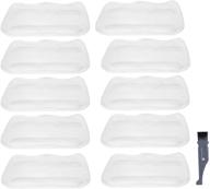 🦈 10 packs of shark steam & spray mop s3101, s3250, s3251, sk410, sk435co, sk460, sk141 compatible steam mop pads логотип