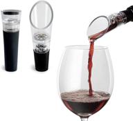 🍷 tenten labs wine aerator and wine saver pump combo - flat top - enhance flavor and preserve quality - perfect gift set! logo