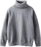 👕 phorecys turtleneck sweaters: stylish 140 height boys' pullover for cool weather logo
