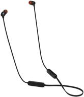 renewed jbl tune 115bt wireless in-ear headphone with 🎧 remote in black - enjoy high-quality audio on the go! logo