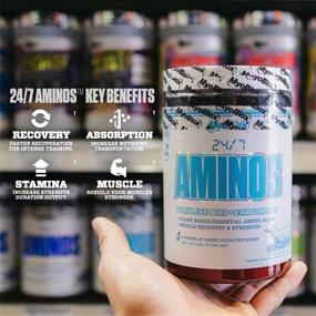 img 2 attached to Представляем MyoBlox 24/7 AMINOS™ BCAA + EAA Premium Matrix: Конечная поддержка для восстановления, синтеза мышечного белка, выносливости, производительности, гидратации и усвоения питательных веществ (30 порций, Jolly Melon).