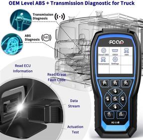 img 3 attached to 🚚 FCAR F507 Heavy Duty Truck Scanner, Dual-purpose Diagnostic Tool for Car & Truck, Comprehensive System Scan Tool for Vast Majority of Trucks, featuring ABS & Transmission Actuation Test for Wabco, Bendix, Allison, ZF