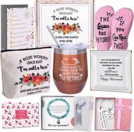 🎁 2021 retirement gifts for women - coworkers, friends, boss, teachers, nurses, mom, grandma, retirees. find the perfect happy retirement gift - wine tumbler, farewell bracelet, ring dish, socks, bag, keychain! logo