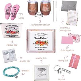 img 2 attached to 🎁 2021 Retirement Gifts for Women - Coworkers, Friends, Boss, Teachers, Nurses, Mom, Grandma, Retirees. Find the Perfect Happy Retirement Gift - Wine Tumbler, Farewell Bracelet, Ring Dish, Socks, Bag, Keychain!