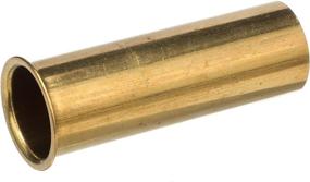 img 2 attached to 🚰 6-Inch Brass Drain Tube with 1-Inch ID and 90 Degree Flange on One End - Seachoice 19111