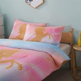 img 2 attached to Unicorn Comforter Twin Size Pillowcases