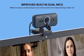 img 2 attached to 🎥 Enhanced Creative Live! Cam Sync 1080p V2 Webcam: Full HD, Wide-Angle USB with Auto Mute, Noise Cancellation, Dual Mic, Privacy Lens Cap, Tripod Mount