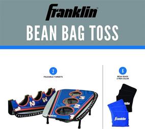 img 3 attached to 🌽 Innovative Foldable Cornhole Toss Set with 3 Holes - Complete with 6 Bean Bags by Franklin Sports