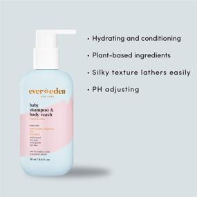 img 2 attached to 🌿 Evereden Baby Shampoo and Body Wash 8.5 fl oz. – Clean, Natural, Non-toxic, Fragrance-Free – Plant-based, Organic Ingredients