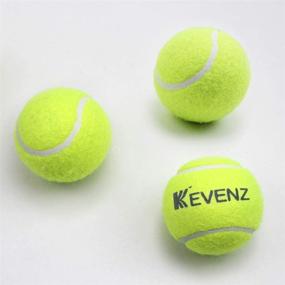 img 1 attached to 🎾 KEVENZ 6-Pack Pressurized Tennis Ball: Advanced All Courts Balls with Seal Design - Highly Elastic and Durable for Beginner Training Ball - 2 Cans Included