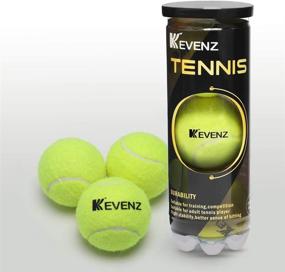 img 3 attached to 🎾 KEVENZ 6-Pack Pressurized Tennis Ball: Advanced All Courts Balls with Seal Design - Highly Elastic and Durable for Beginner Training Ball - 2 Cans Included