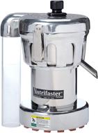 🥤 nutrifaster n450 multi purpose juicer: polished aluminum efficiency at its finest logo