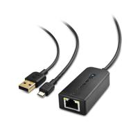 🔌 cable matters micro usb to ethernet adapter - high-speed 480mbps - ideal for streaming sticks like chromecast, google home mini & more! not compatible with roku device logo