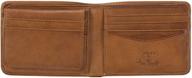 stylish and functional: tony perotti wallet with removable case in brown - perfect men's accessory logo