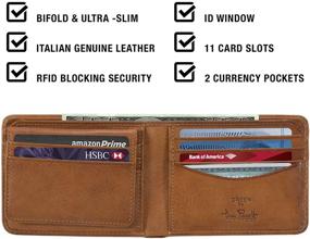 img 2 attached to Stylish and Functional: Tony Perotti Wallet with Removable Case in Brown - Perfect Men's Accessory