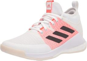 img 4 attached to Adidas Womens Crazyflight White Black Women's Shoes for Athletic