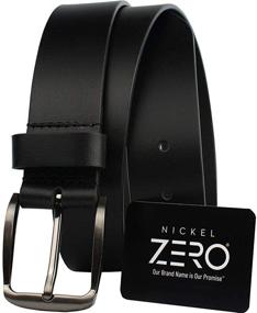img 1 attached to Millennial Nickel Free Black Belt