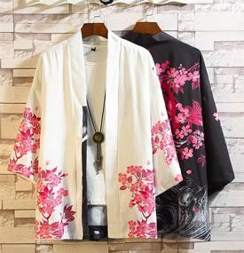 img 2 attached to LifeHe Kimono Cardigan Japanese Printed