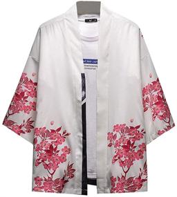 img 3 attached to LifeHe Kimono Cardigan Japanese Printed