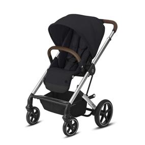 img 4 attached to Versatile Cybex Balios S Lux Stroller: FrontFacing or ParentFacing Seat, One-Hand Fold, Adjustable Handlebar, Deep Black - Ideal for Infants 6 Months+