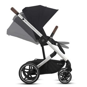 img 2 attached to Versatile Cybex Balios S Lux Stroller: FrontFacing or ParentFacing Seat, One-Hand Fold, Adjustable Handlebar, Deep Black - Ideal for Infants 6 Months+