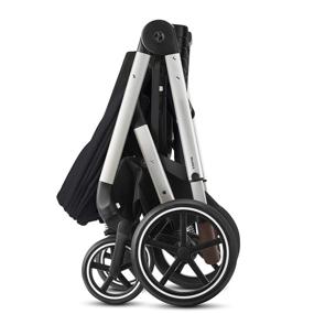 img 1 attached to Versatile Cybex Balios S Lux Stroller: FrontFacing or ParentFacing Seat, One-Hand Fold, Adjustable Handlebar, Deep Black - Ideal for Infants 6 Months+