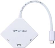 адаптер yiwentec usb-c с несколькими портами - конвертер hdmi dvi vga 4k логотип