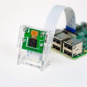 img 3 attached to 📷 Enhanced Raspberry Pi Camera 5M with Sturdy Holder for High-Quality Imaging