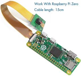 img 2 attached to 📷 Enhanced Raspberry Pi Camera 5M with Sturdy Holder for High-Quality Imaging