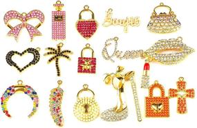img 2 attached to Rhinestone EllyBling Fashion Accessories Multi Color